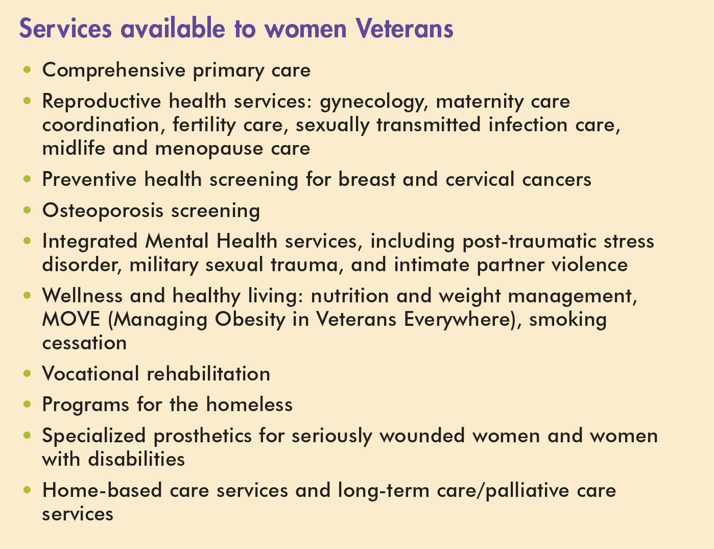When the warrior is a woman - Women's Healthcare