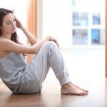 long-covid patients and chronic fatigue: Exhausted Woman