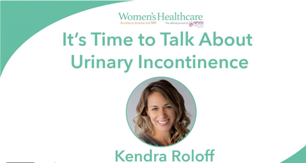 kendra roloff on urinary incontinence