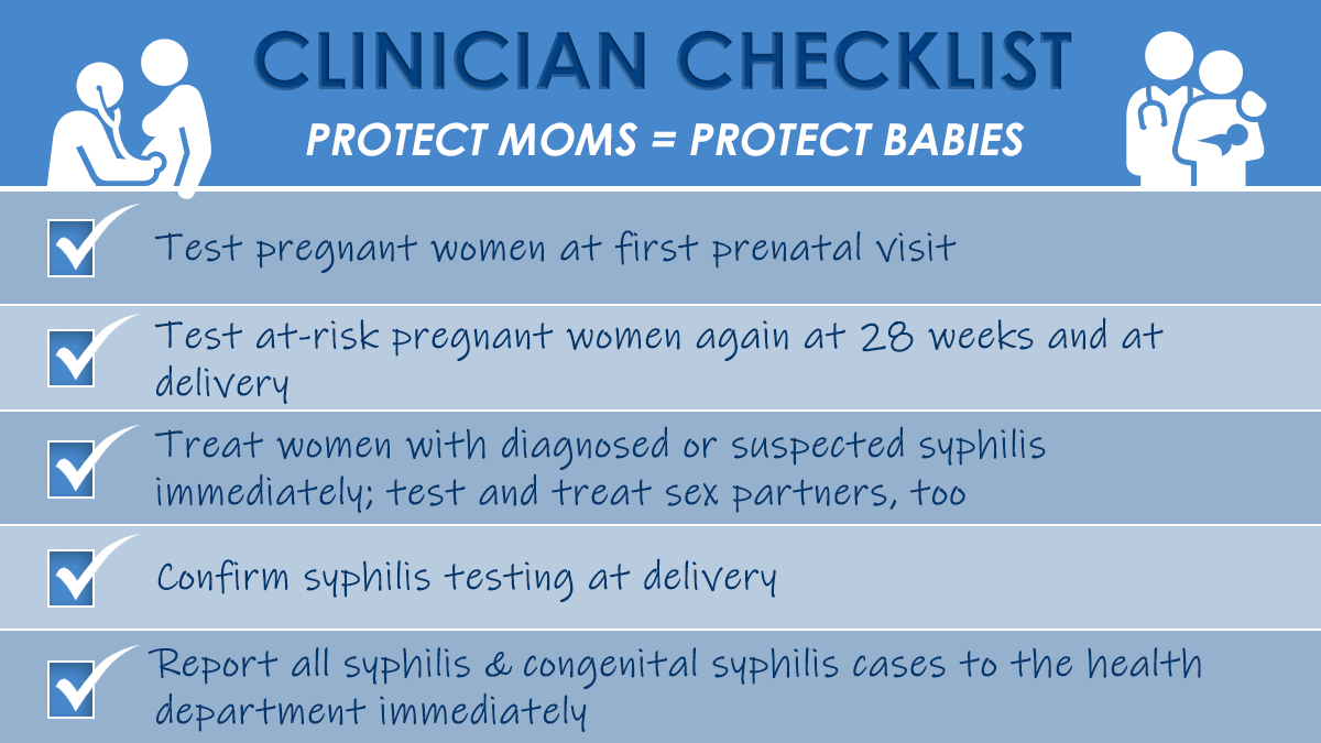 Clinician checklist for STDs