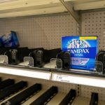 Menstrual product shortage