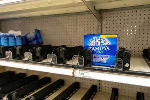 Menstrual product shortage