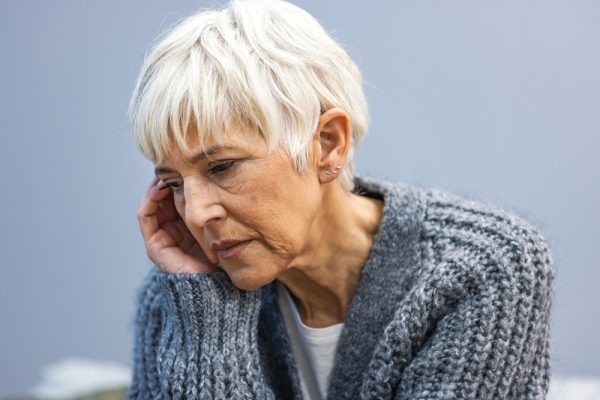 older woman who take antidepressants
