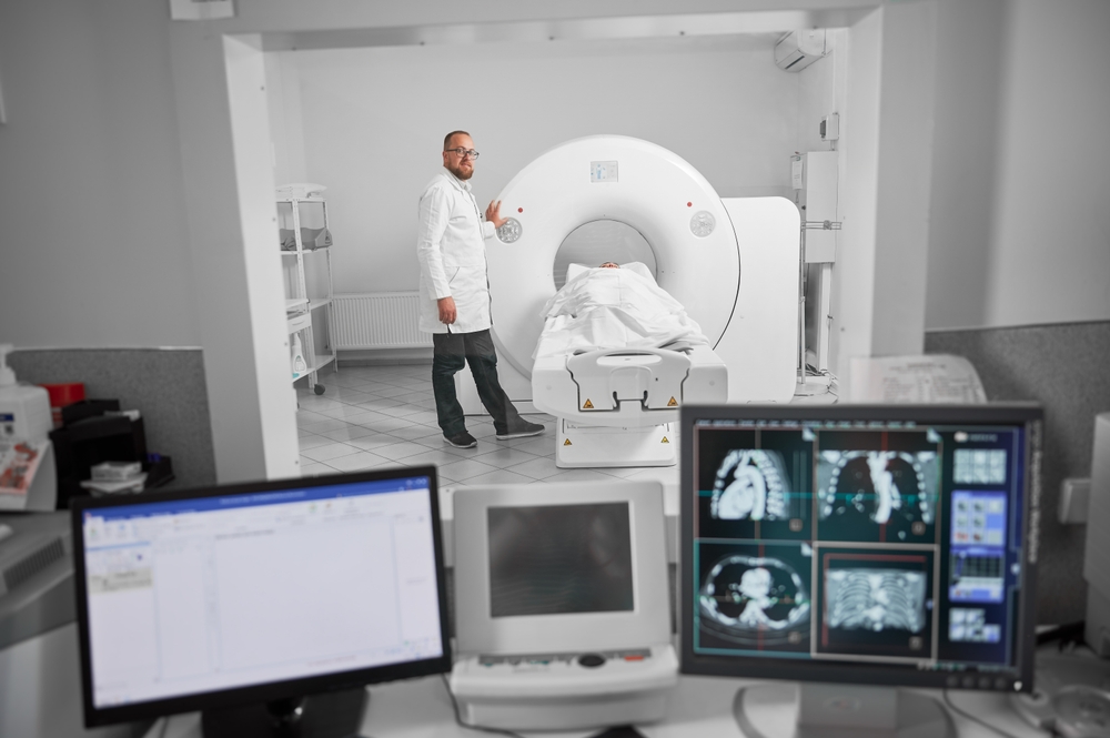 CT scan for lung cancer screening