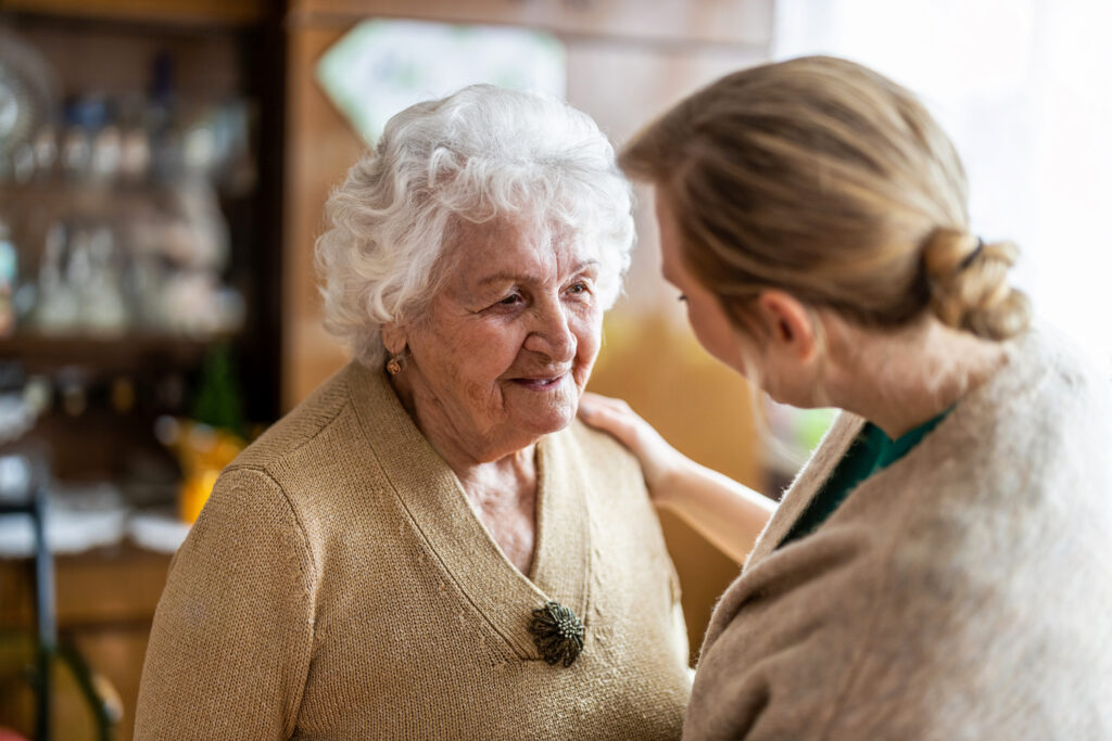 NP with dementia patient