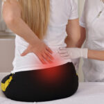 Patient with back pain during pregnancy